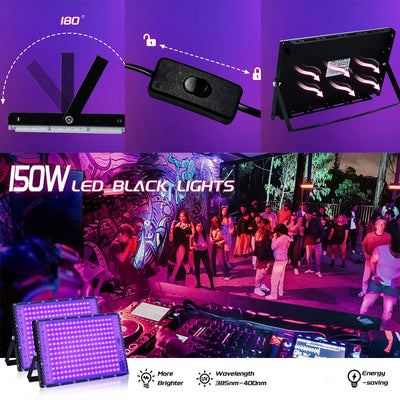 UV FLOOD 395 NM – SCHWARZLICHT-STRAHLER