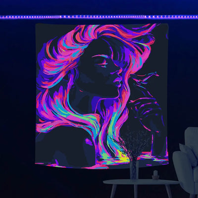 African Bambada Schwarzlichtposter von NiZED als Schwarzlicht Poster und Blacklight Wanddeko