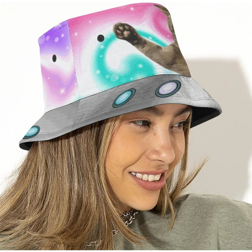 Space UFO Alien Bucket Hat – Unisex