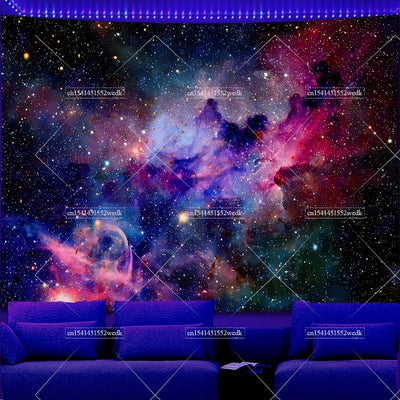 3D Illusion Landscape UV Wandteppich