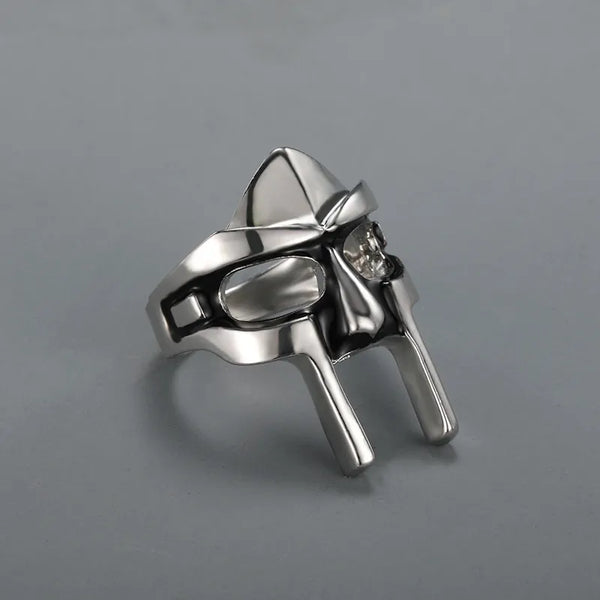 Goth Hip-Hop DOOM Mask Rings - Classic Retro Jewelry