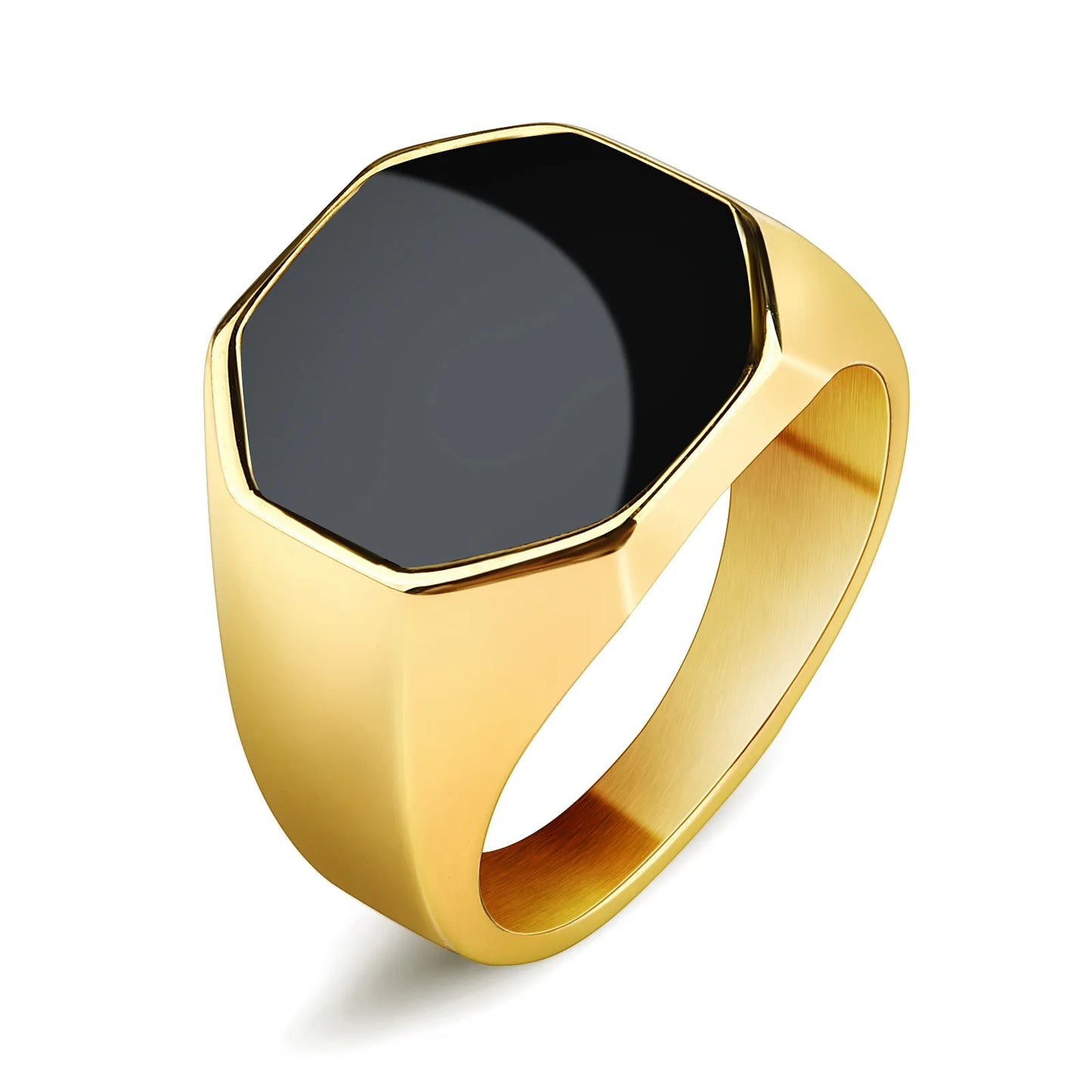 Ring im Punk Rock-Stil - 316L-Edelstahl-Signetring