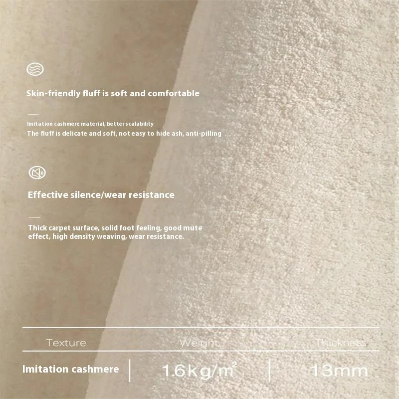 Ultra-Feiner Sand Teppich – Wohnzimmer & Schlafzimmer