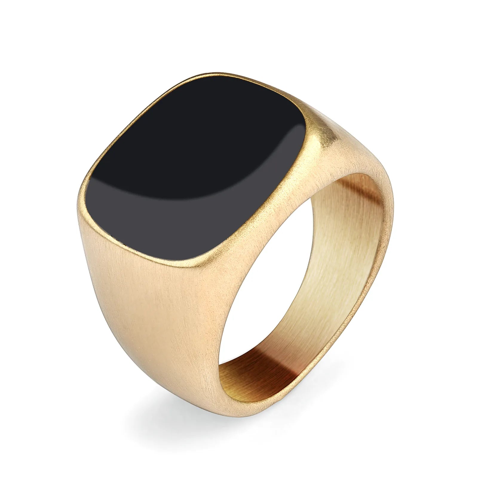 Ring im Punk Rock-Stil - 316L-Edelstahl-Signetring