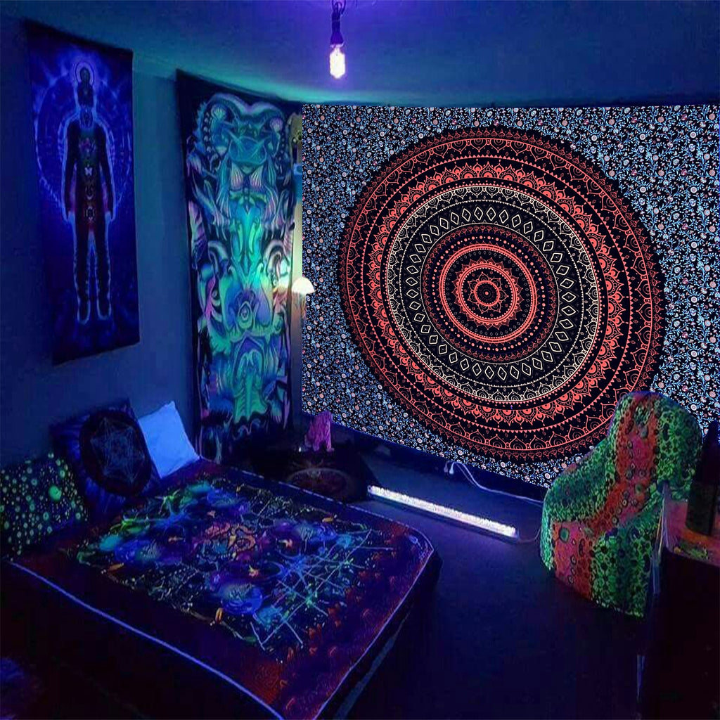 Boho Cloth Schwarzlichtposter
