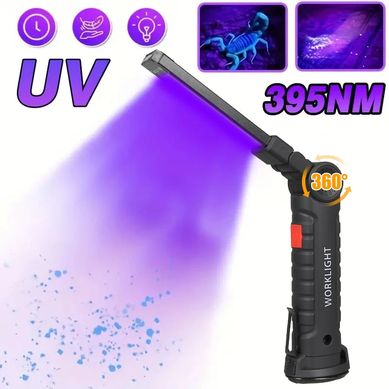 UV FOLD 395 NM – WIEDERAUFLADBARE SCHWARZLICHTLAMPE