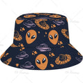 Space UFO Alien Bucket Hat – Unisex