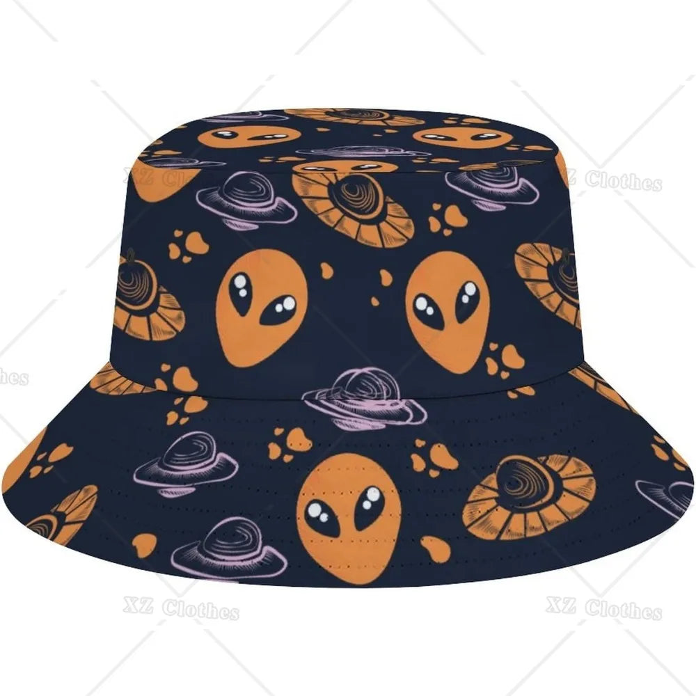 Space UFO Alien Bucket Hat – Unisex