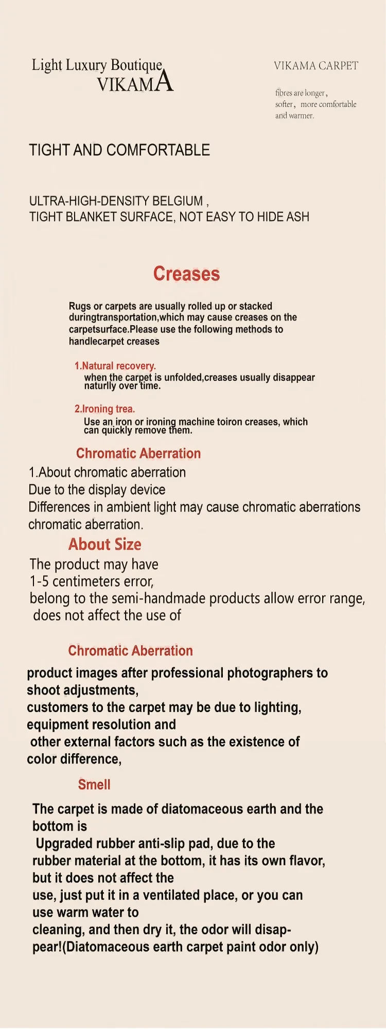 Geometrischer Kunst-Teppich – Orange-Rot & Modern