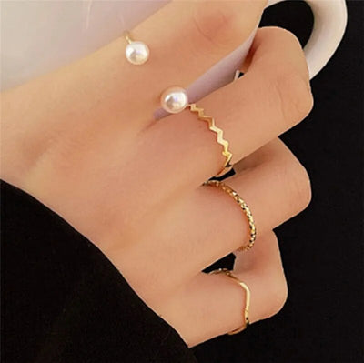 Hip-Hop Kreuzring mit Fingerketten - Verstellbare Gothic Ringe NiZED Bild 56