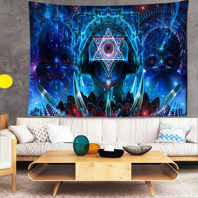 Meditierender Fluoreszenz Schwarzlichtposter - Produktbild 13 - NiZED