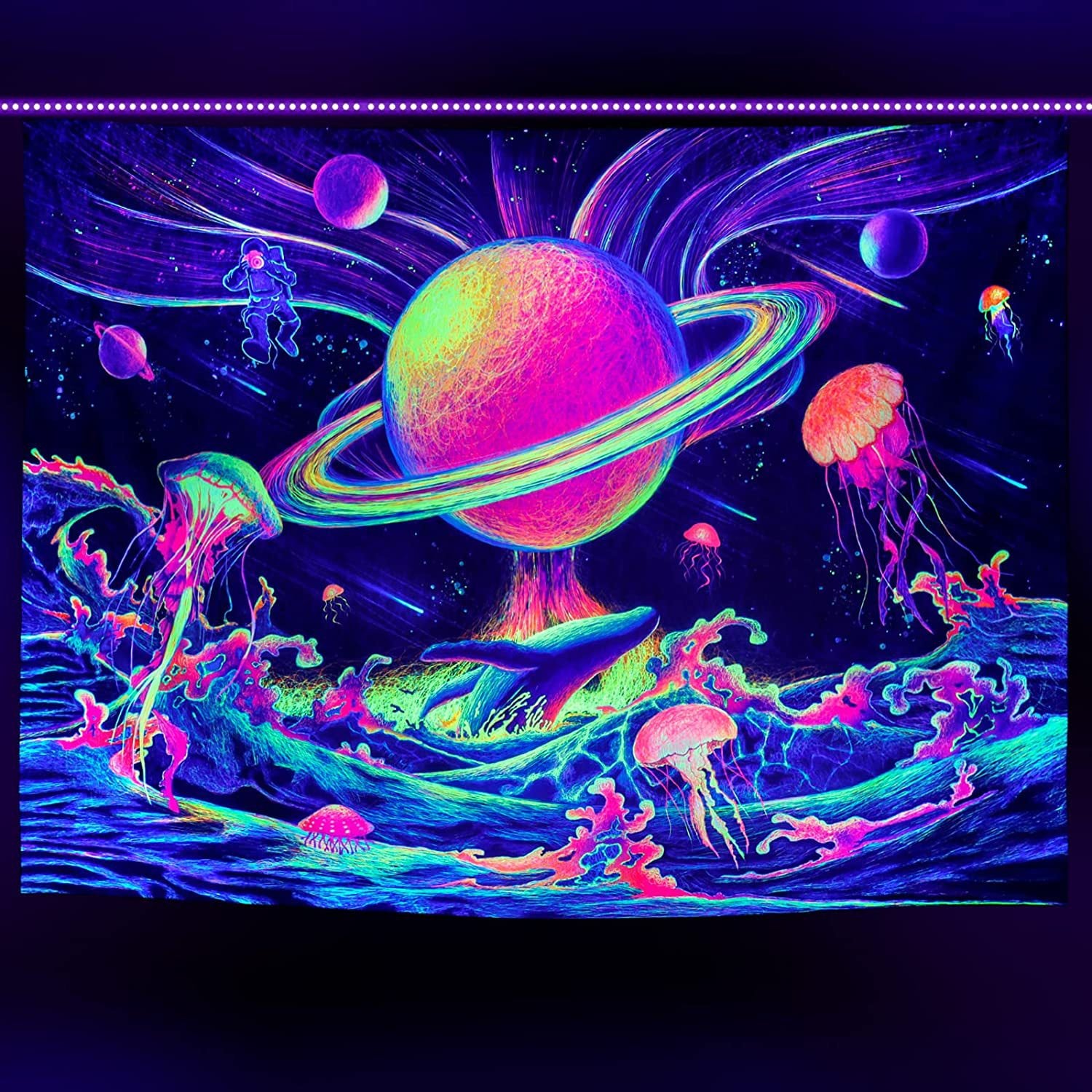 Van Style Star Schwarzlichtposter