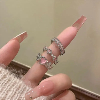Trendiger Silberfarbener Ring von NiZED als Ring, Streetwear Schmuck und provokantes Accessoire Ansicht 14