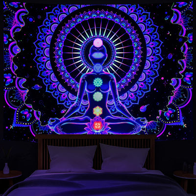 Bohemian Room Schwarzlichtposter - Produktbild 7 - NiZED
