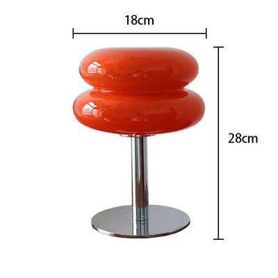 Lava Pop – Glas-Tischlampe mit 3 Lichtfarben