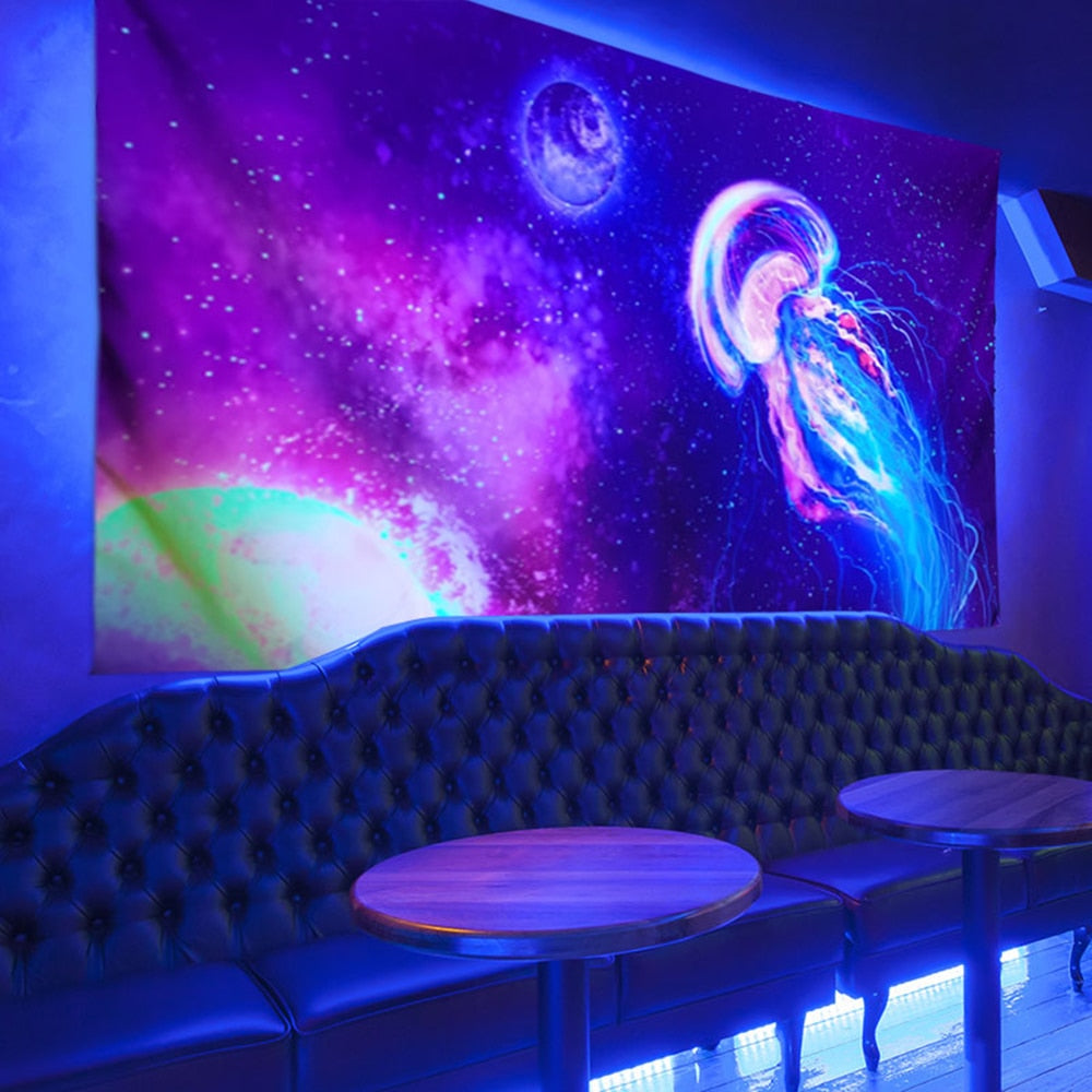 Boho Wall Schwarzlichtposter