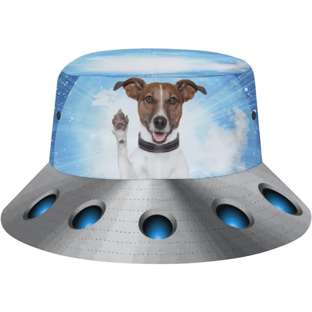 Space UFO Alien Bucket Hat – Unisex