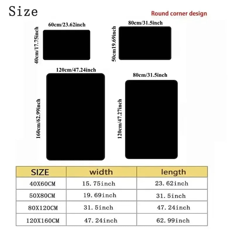 Moderner Geometrischer Teppich – Farbige Abstrakte Muster