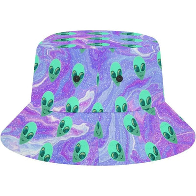Space UFO Alien Bucket Hat – Unisex NiZED rave techno