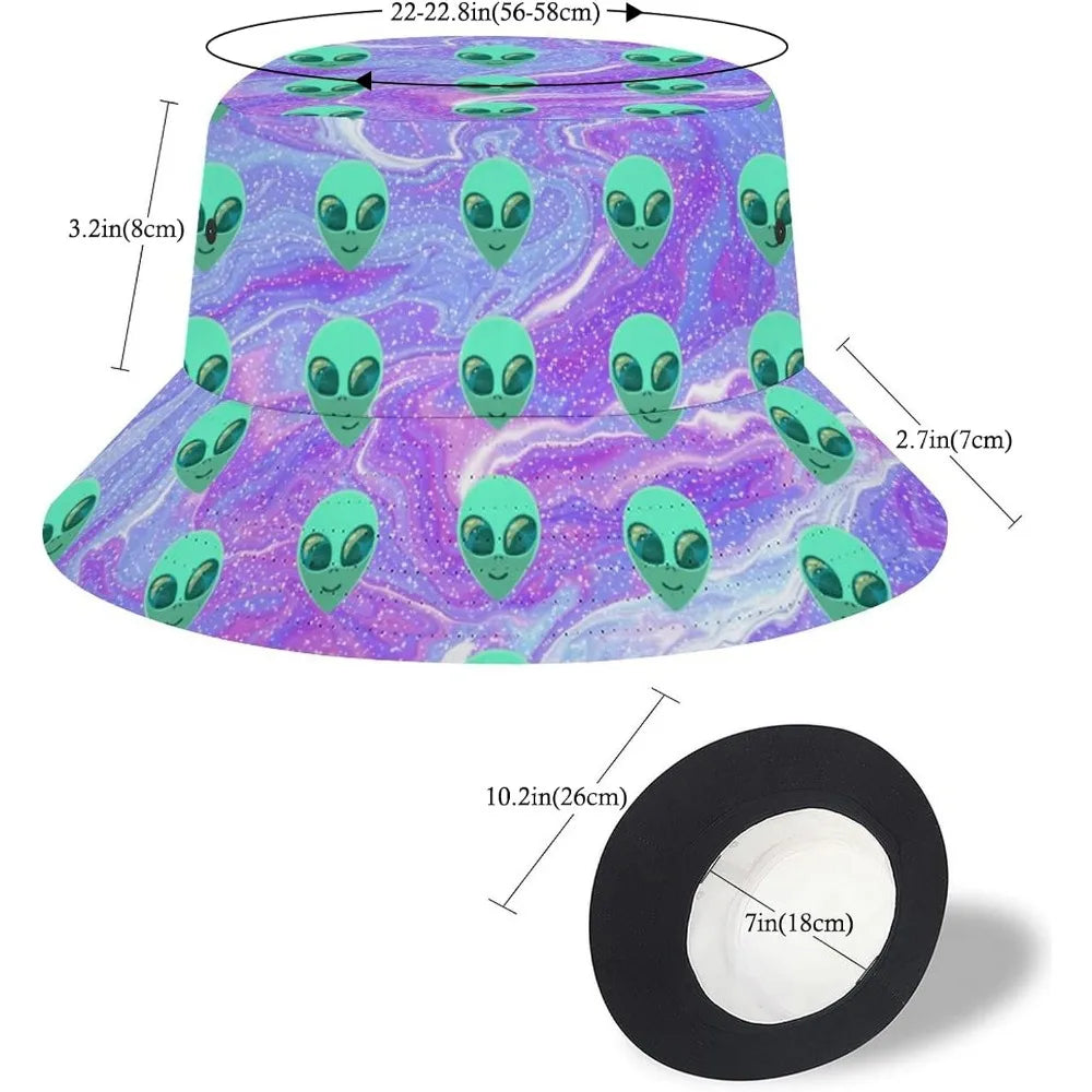 Space UFO Alien Bucket Hat – Unisex