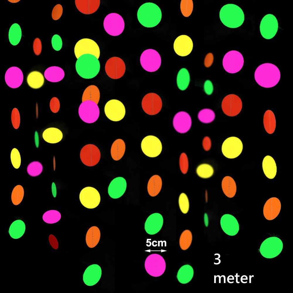 Neon Paper Schwarzlicht strips