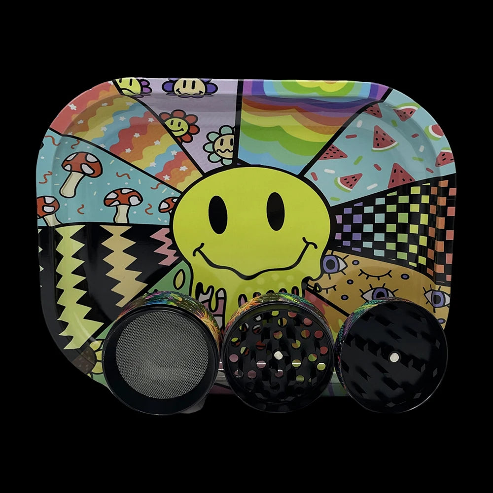 5-teiliges Smoking Kit – Grinder & Zubehör