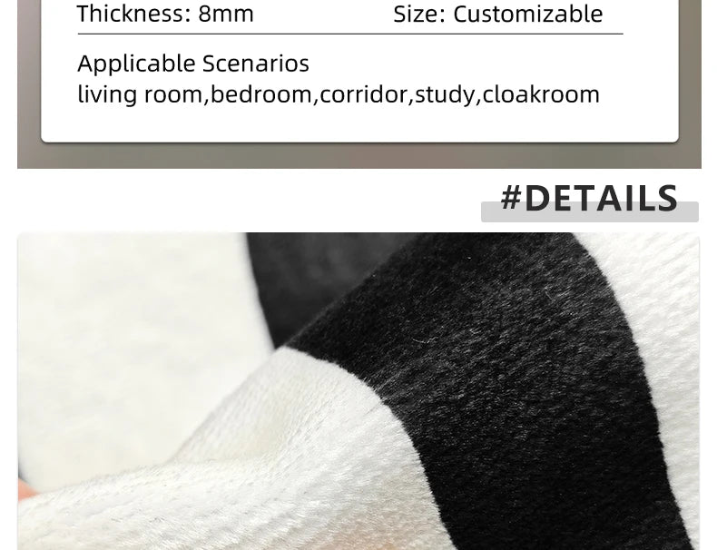 Bunter Abstrakter Kunst-Teppich – Samtweich & Modern