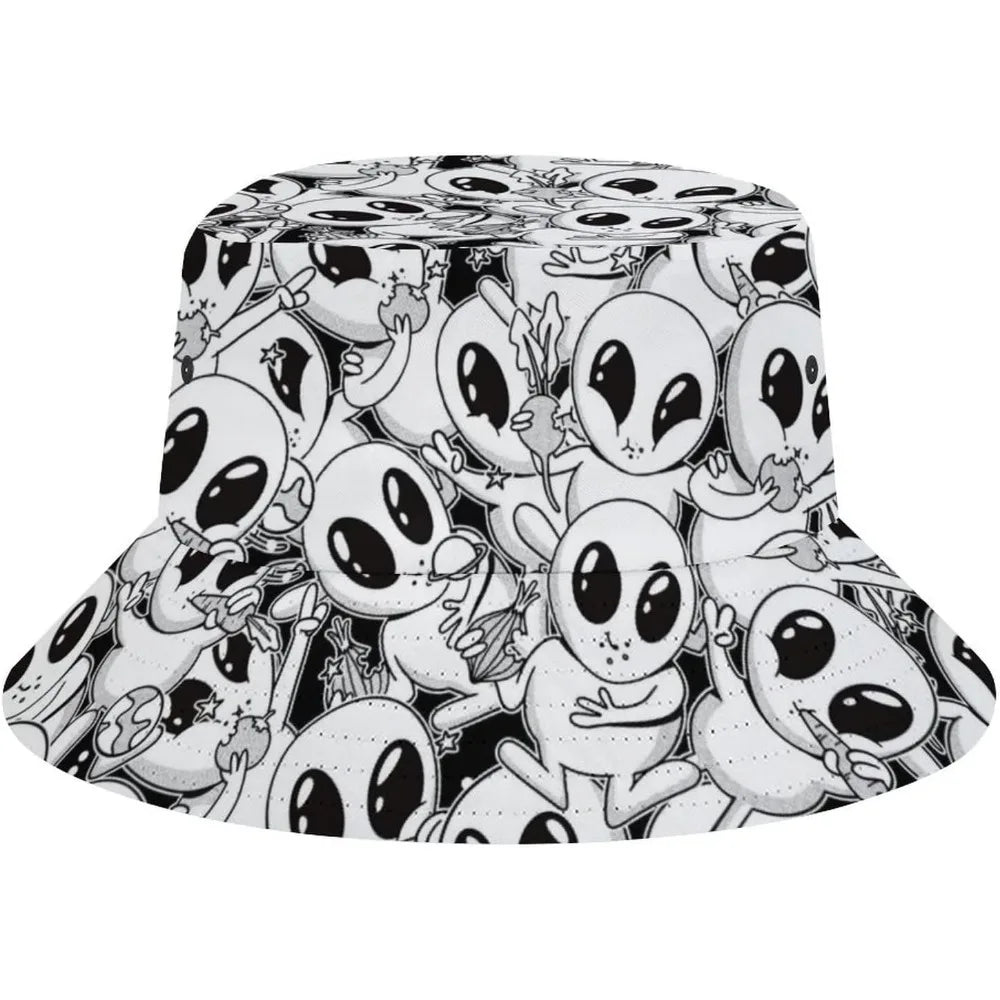 Space UFO Alien Bucket Hat – Unisex