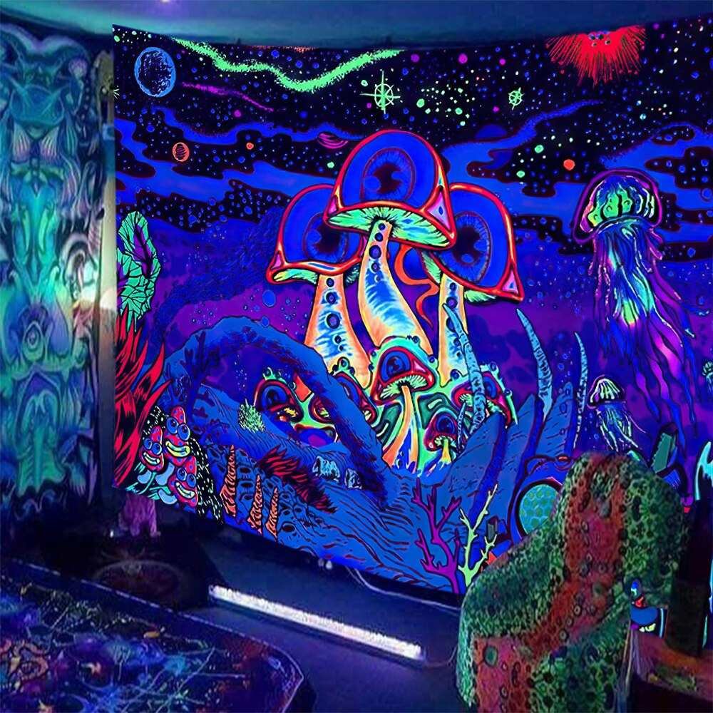 Trippy Kisses Schwarzlichtposter