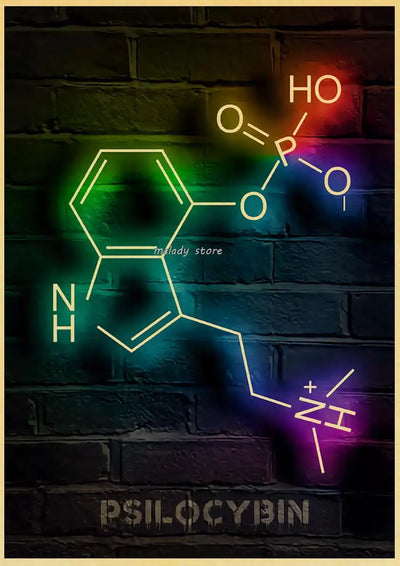 Neon Molecules Neon Poster - Produktbild 15 - NiZED