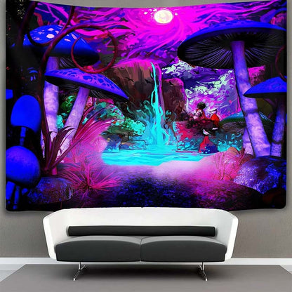 Astron AI Schwarzlichtposter
