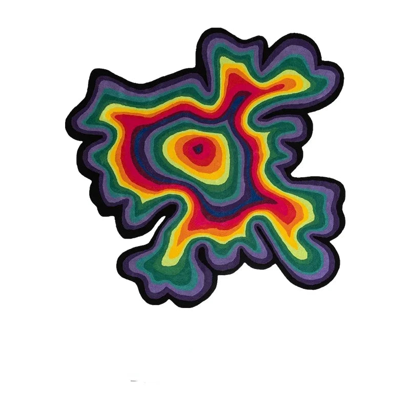 Regenbogen Teppich – Flauschiger Dopamin-Style