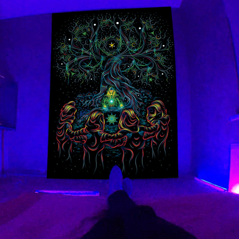 Starry Schwarzlichtposter