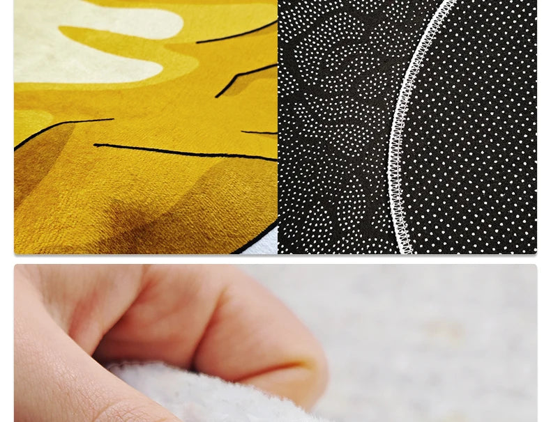 Bunter Abstrakter Kunst-Teppich – Samtweich & Modern