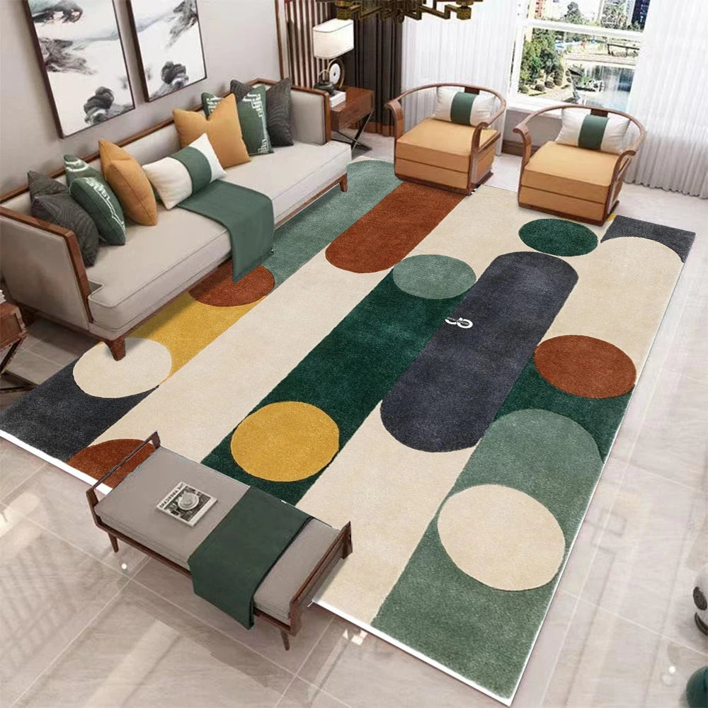 Moderner Geometrischer Teppich – Stilvoll & Großflächig