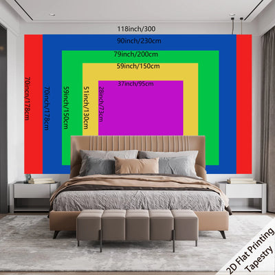 Vibrant Gaming Pop UV Wandteppich