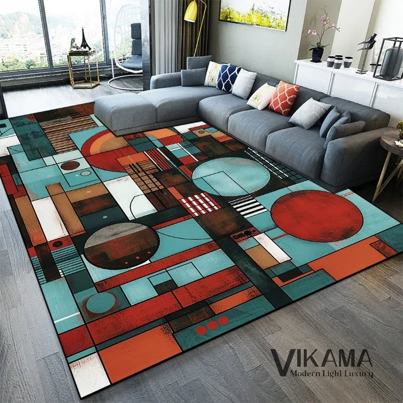 Abstrakter Luxus-Teppich – Wohnzimmer & Schlafzimmer