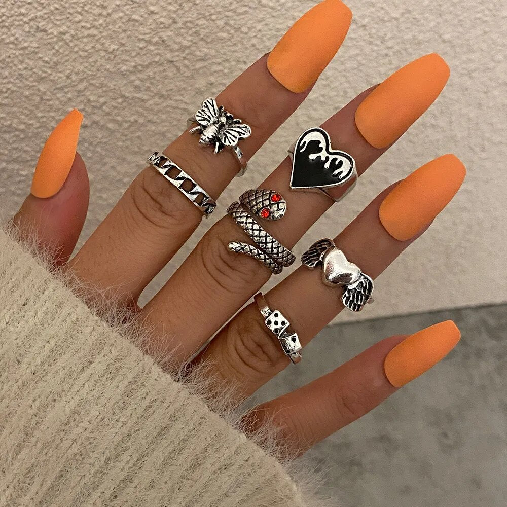 Ringset für Damen 2023 - Bohemian Fashion Schmuck
