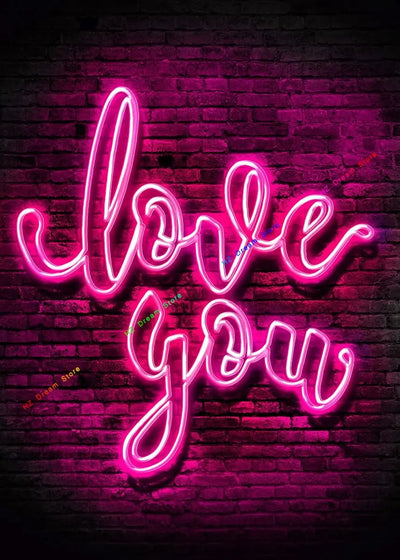 Neon Love Neon Poster - Produktbild 8 - NiZED