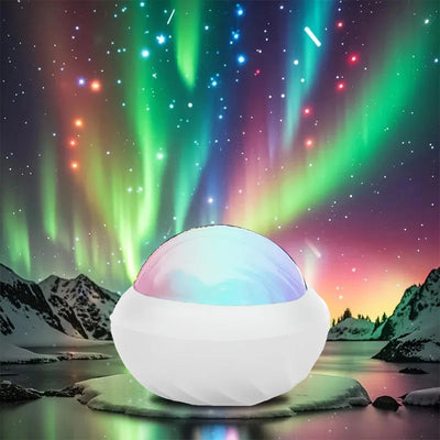 Aurora 360 – RGB-Nordlicht-Projektor mit Fernbedienung