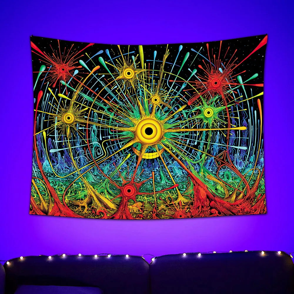 Aurorsin - Psychedelic blacklight poster
