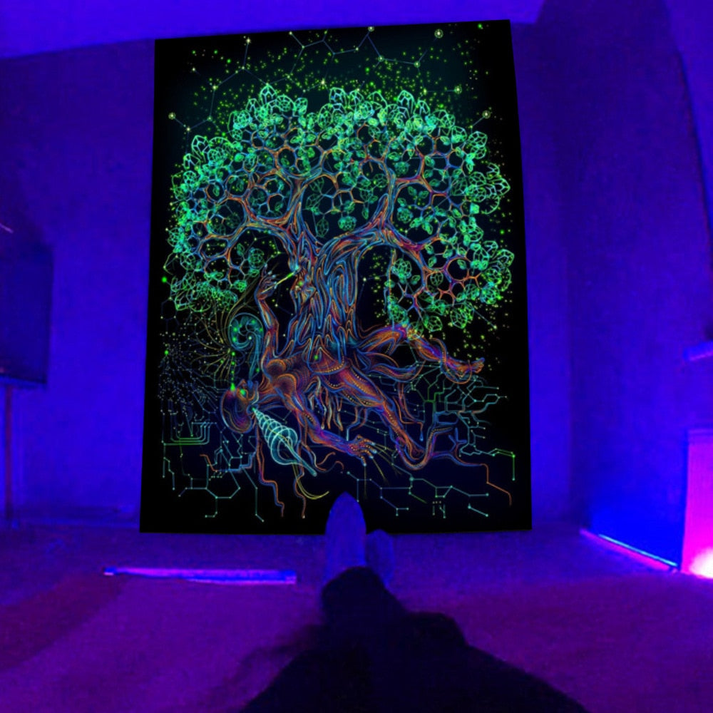 Starry Schwarzlichtposter