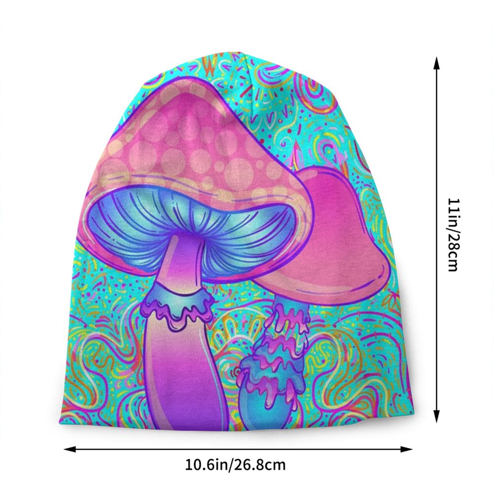 Psychedelic Skull Beanie – Trippy Wintermütze