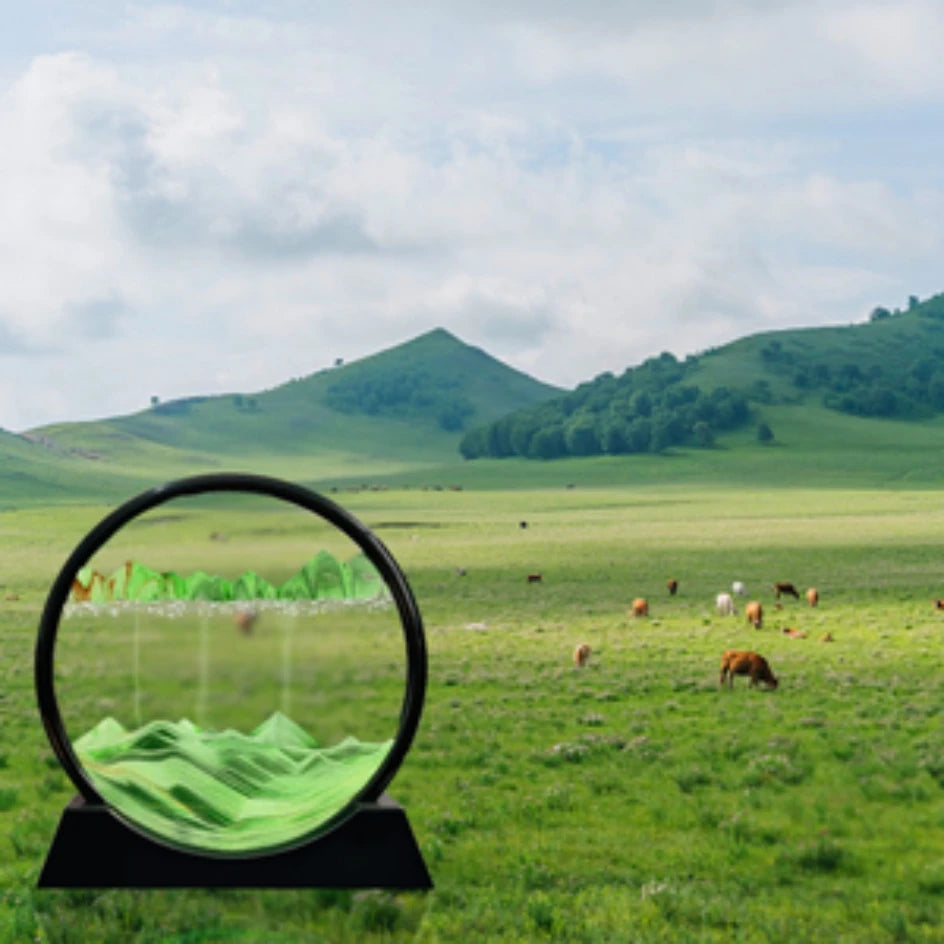 Deep Sea Flux – 3D Moving Sand Art