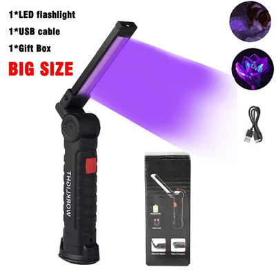 UV FOLD 395 NM – WIEDERAUFLADBARE SCHWARZLICHTLAMPE