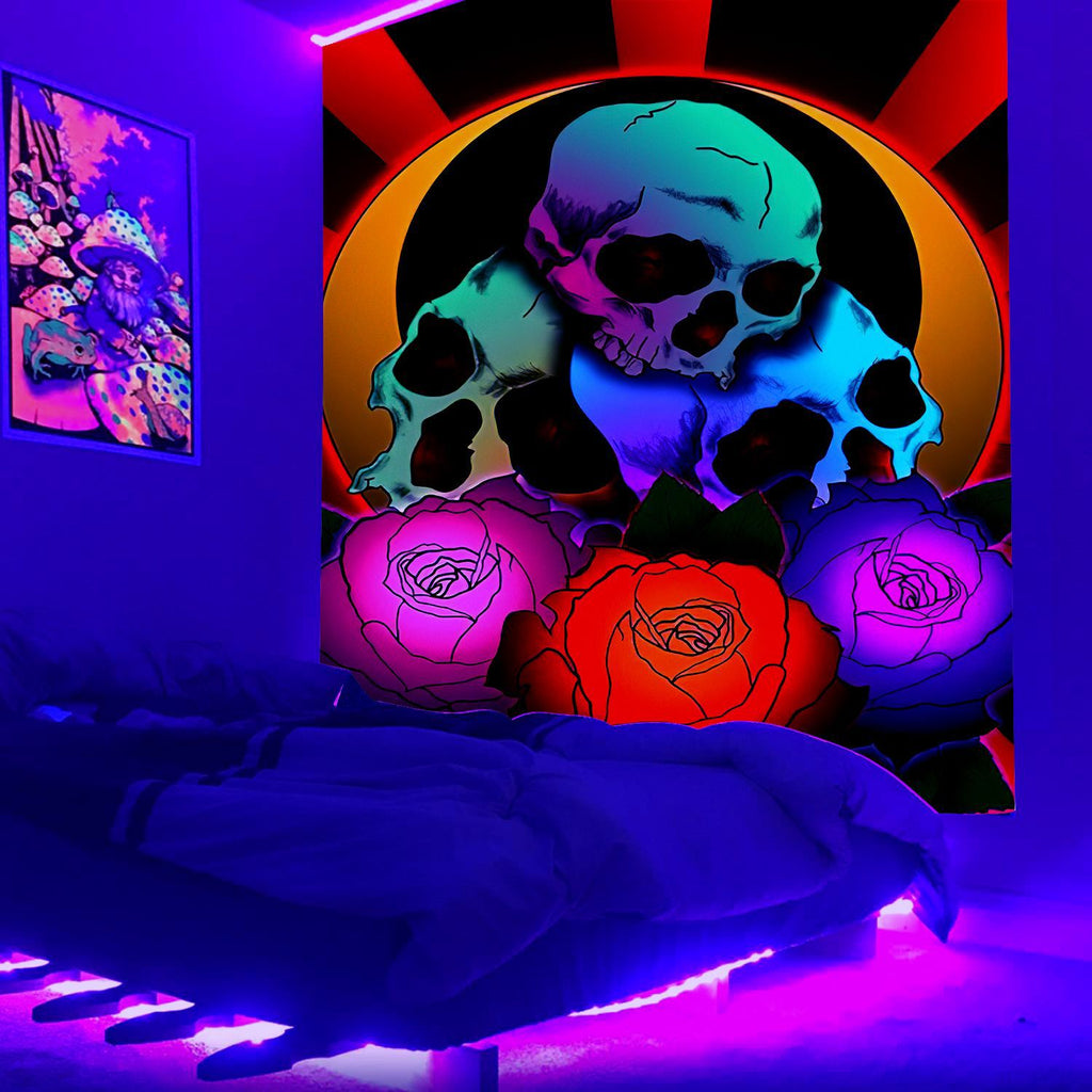 Wildlife flaming Schwarzlichtposter