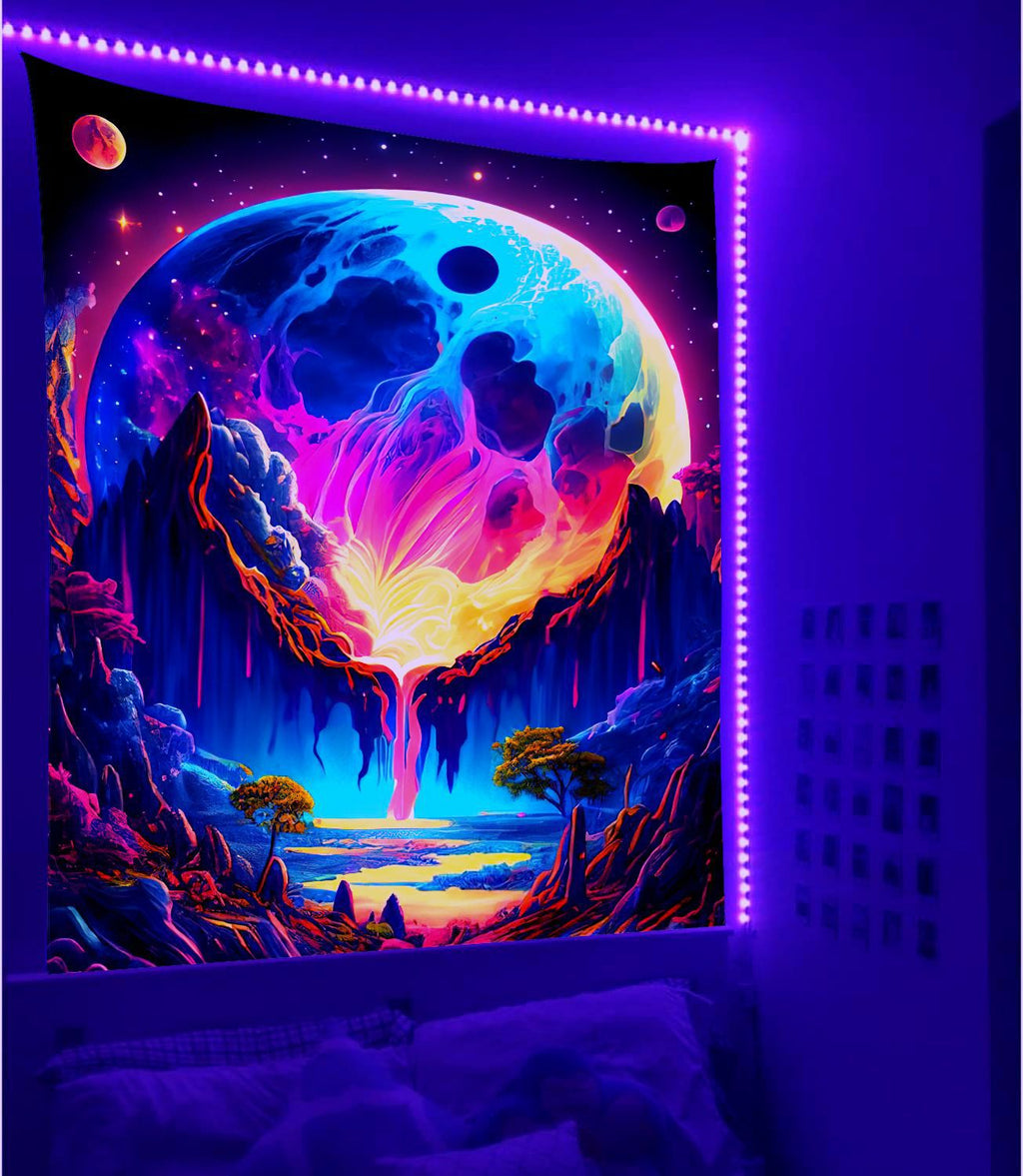 Wildlife flaming Schwarzlichtposter