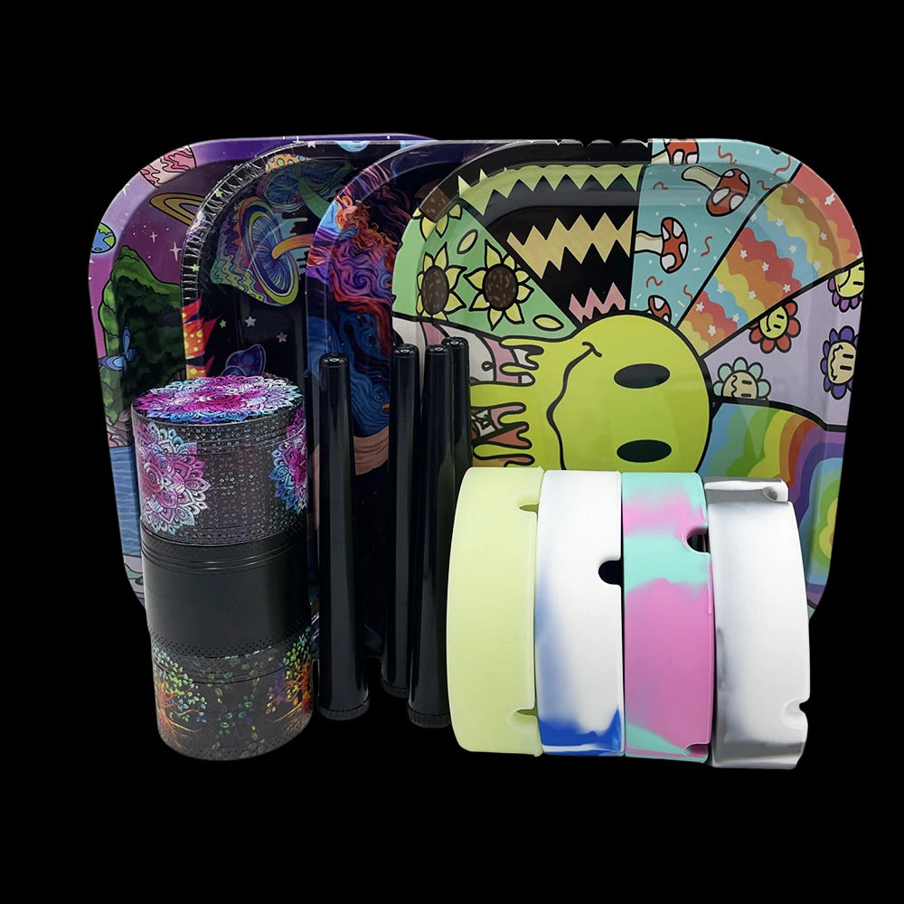 5-teiliges Smoking Kit – Grinder & Zubehör