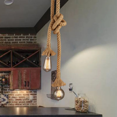 Edison Rope – E27-Hängeleuchte im Industrial-Stil