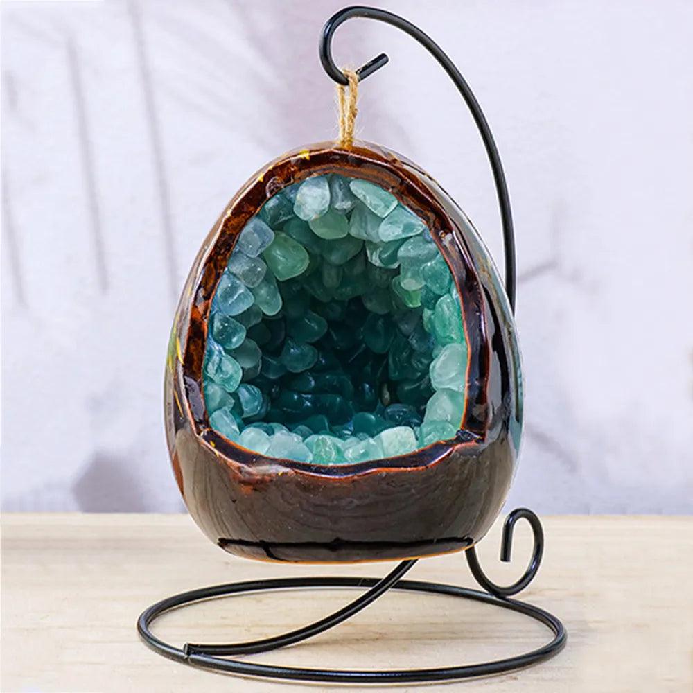 Amethyst-Höhlentischlampe